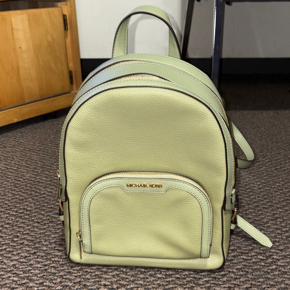 Michael Kors Mint Green Backpack